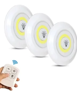 لمبات LED لاسلكية قابلة للتعتيم مع ريموت